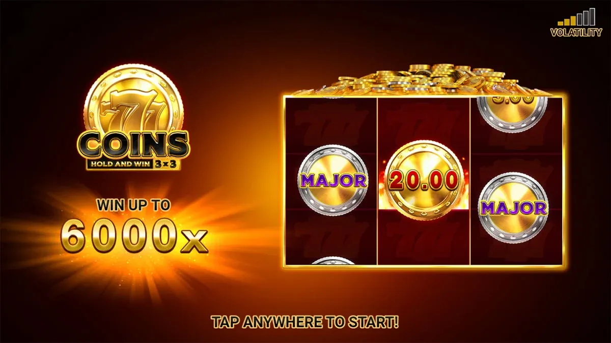 777 Coins Gra slotowa 777 Coins ze złotymi monetami, jackpotem Major